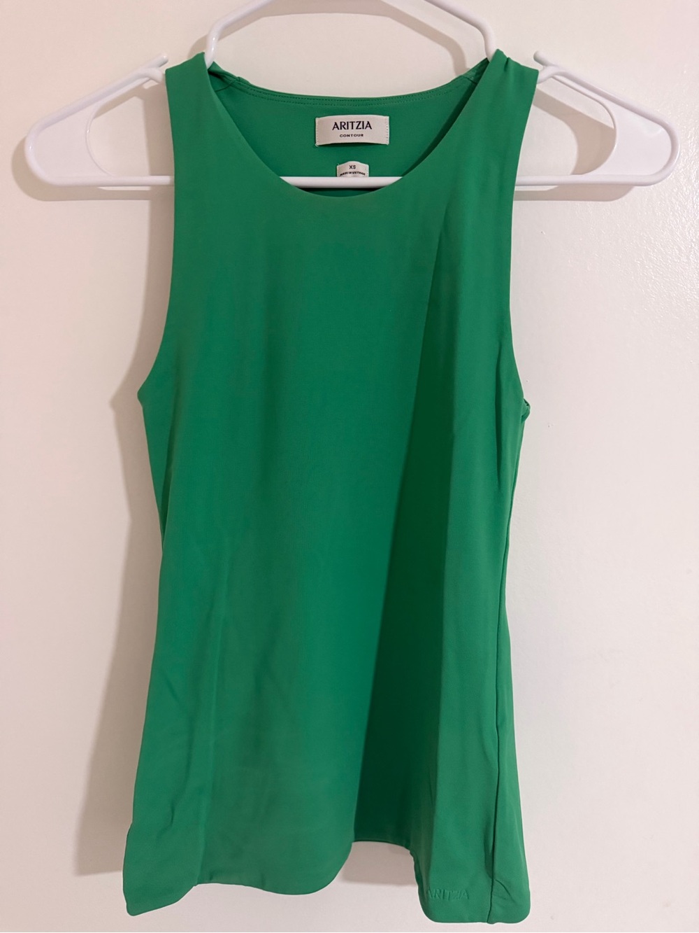 Aritzia Bright Green Sleeveless Tank